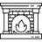 Gite musical à Dormans - Cheminée