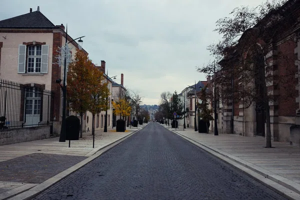Avenue de champagne à Épernay, près de Dormans Avenue de champagne à Épernay, près de Dormans